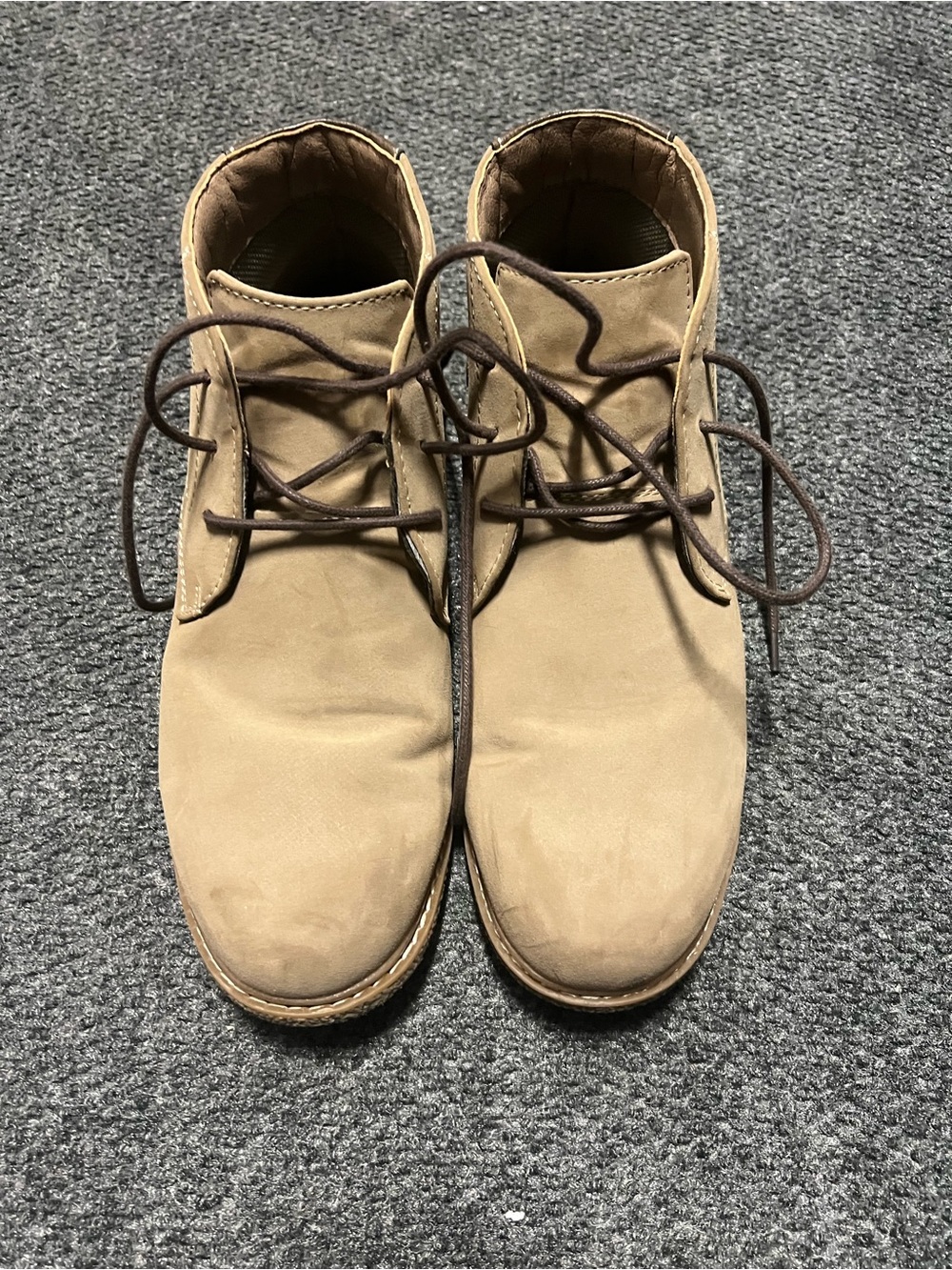 Kohls Men's Taupe Chukka Boots - Neutral Brown Lace-Up